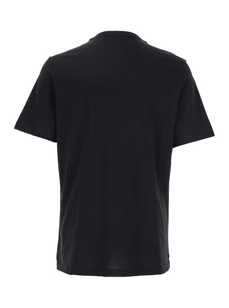 Diesel 'T-Adjust-Od' Black T-Shirt With Logo Patch On The Front In Cotton Man 2