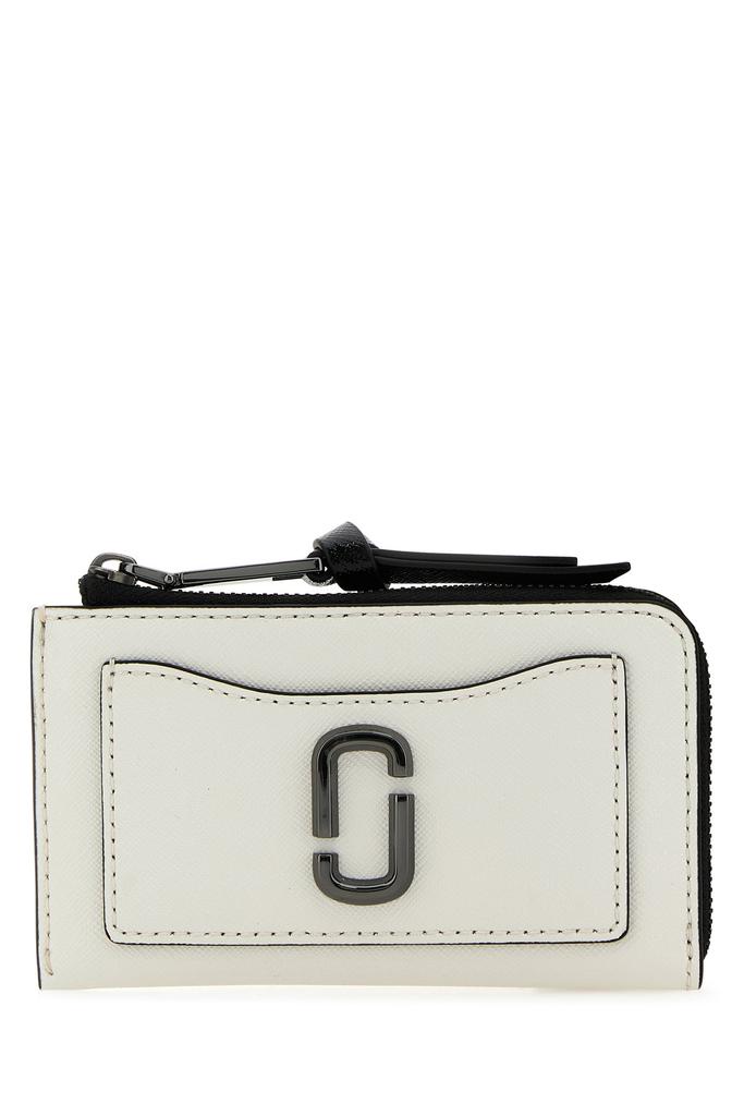 Marc Jacobs White leather Utility Snapshot wallet