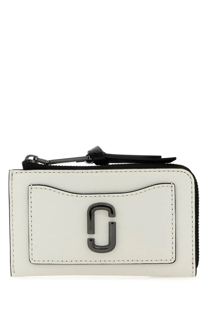 Marc Jacobs White leather Utility Snapshot wallet 1