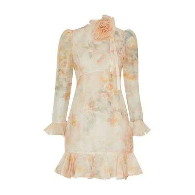 Zimmermann Crush flower mini dress 1