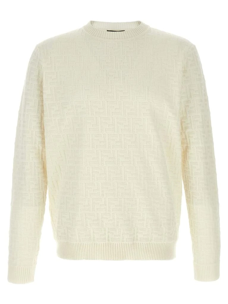 Fendi Fendi FF Monogram Crewneck Knitted Jumper 1