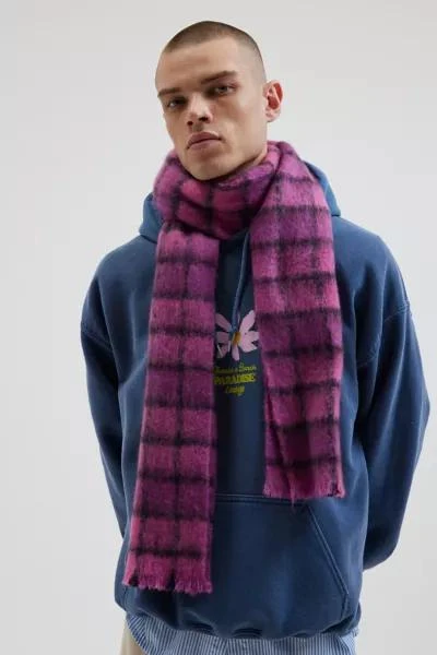 Urban Outfitters Windowpane Pattern Woven Scarf 1