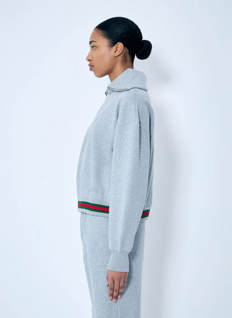 Gucci Web Stripe Zip-Up Sweatshirt 3