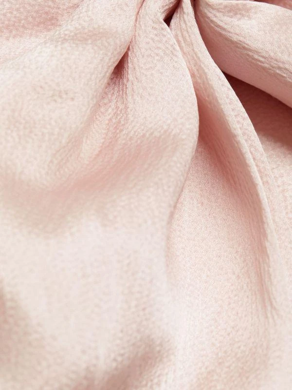 LOVESHACKFANCY Roseanna Bow Silk Crop Top 4
