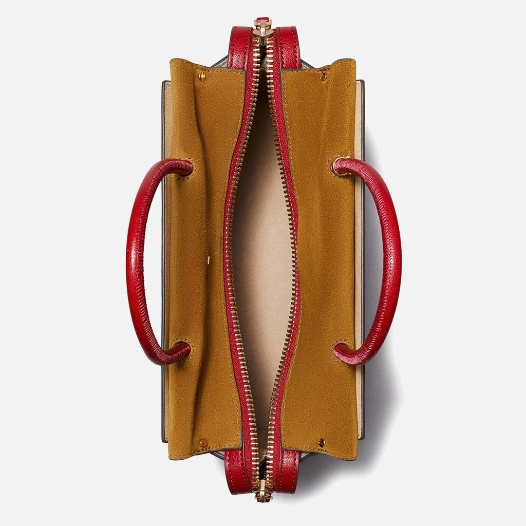 Tory Burch Tory Burch Mercer Textures Leather Satchel 4