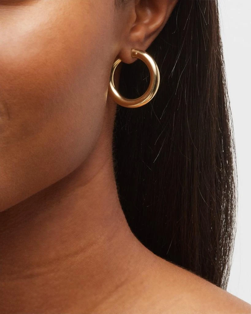 Roberto Coin 18K Yellow Gold Chubby Hoop Earrings, 28mm 2
