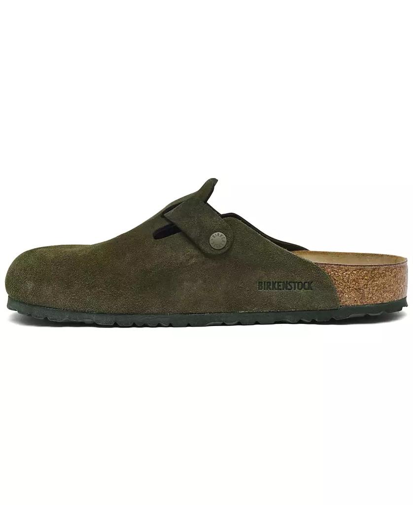 Birkenstock Men's Boston Suede Leather Birko-Flor Clogs from Finish Line