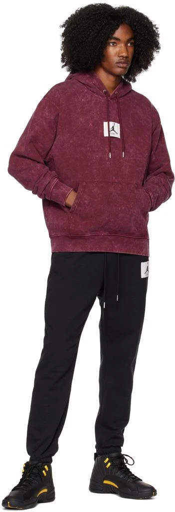 Jordan Burgundy Flight Hoodie 4