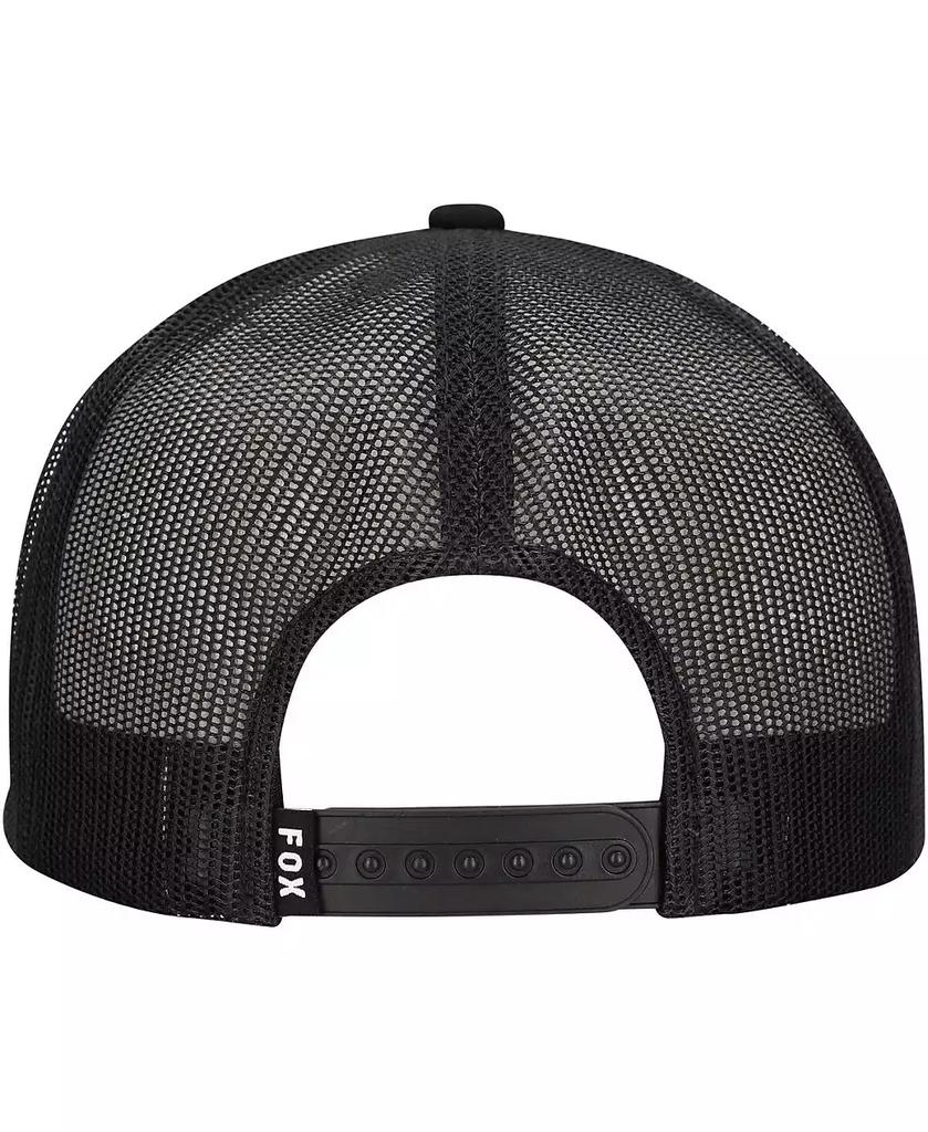 Fox Men's Black Fox Racing Race Crew Trucker Snapback Hat