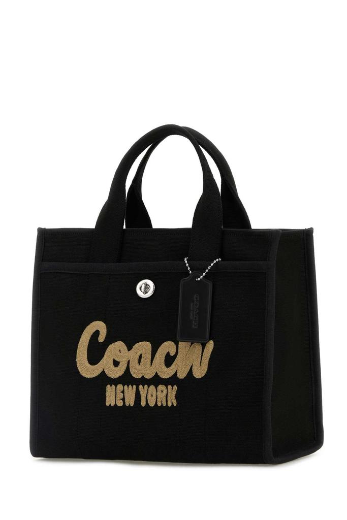 Coach BLACK CANVAS CARGO SHOPPING BAG