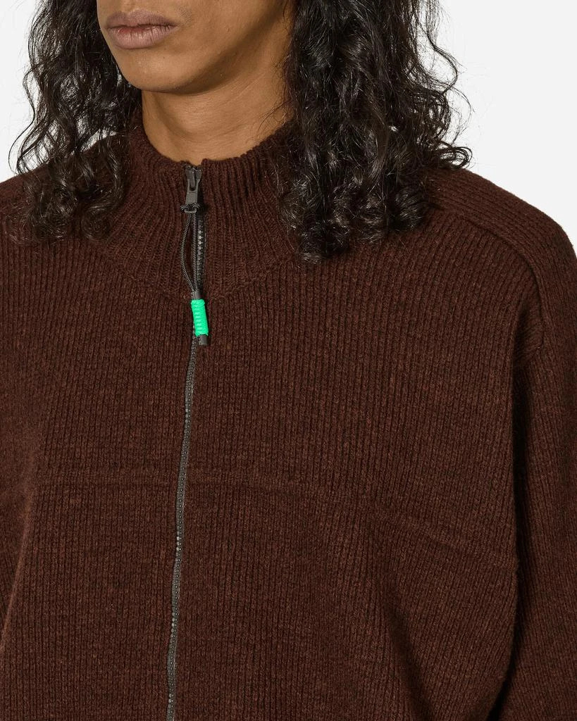 GR10K Felted Knit Sweater Rusty Brown 5
