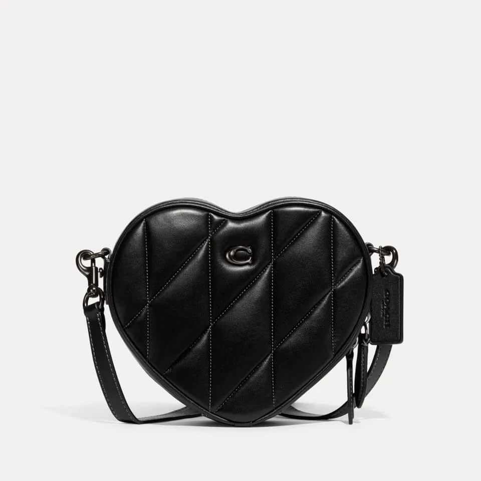 Coach Coach Quilted Heart Leather Crossbody Bag 1