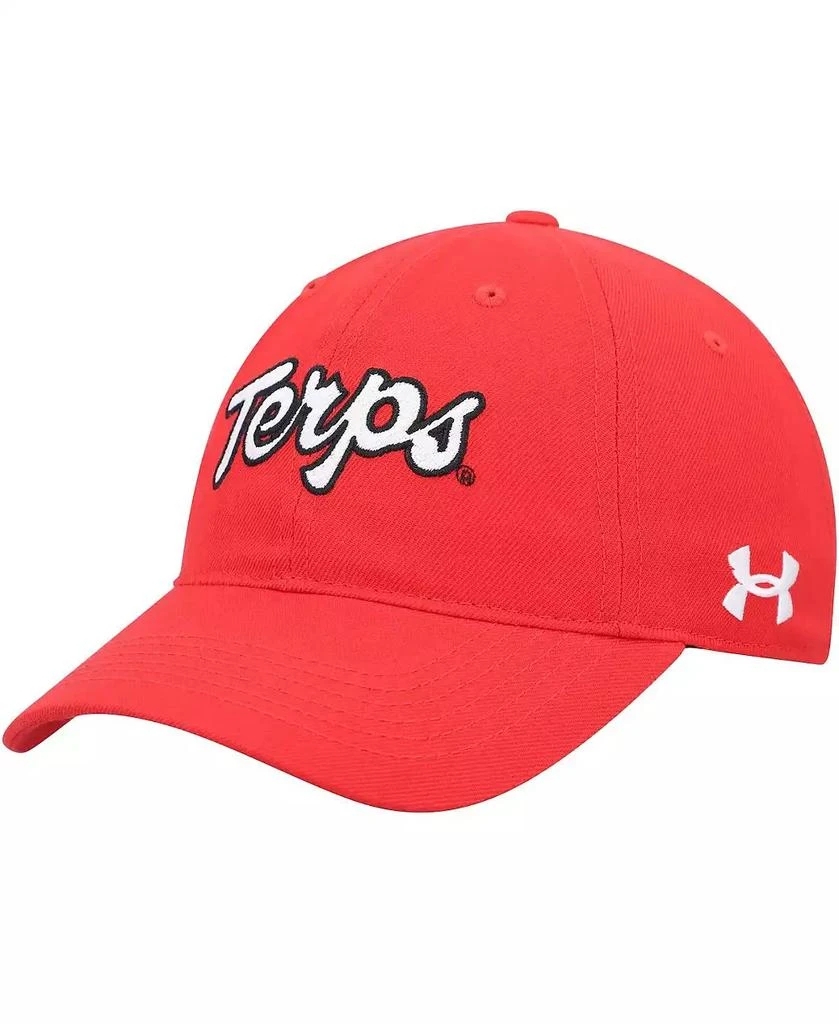 Under Armour Men's Red Maryland Terrapins Classic Adjustable Hat 1