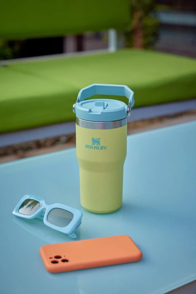 Stanley Stanley IceFlow 2.0 Flip Straw Tumbler with Handle 20 oz | Twist On Lid and Flip Up Straw | Leak Resistant Water Bottle | Insulated Stainless Steel | BPA-Free | Azure 6