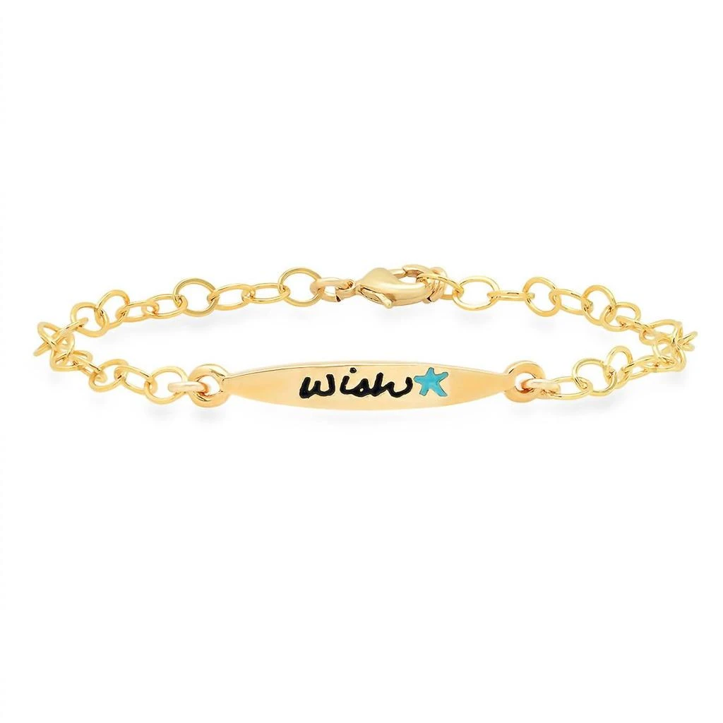 Jessica Elliot Jessica Elliot - Vermeil Colorful Words Enamel Bracelet - Wish 1