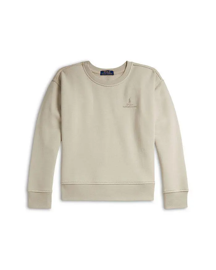 Ralph Lauren Boys' Big Fit Logo Fleece Sweatshirt - Big Kid