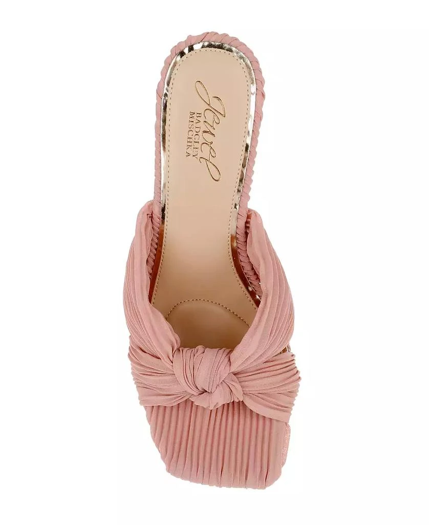 Badgley Mischka Women's Hype Knot Wedge Evening Sandals 4