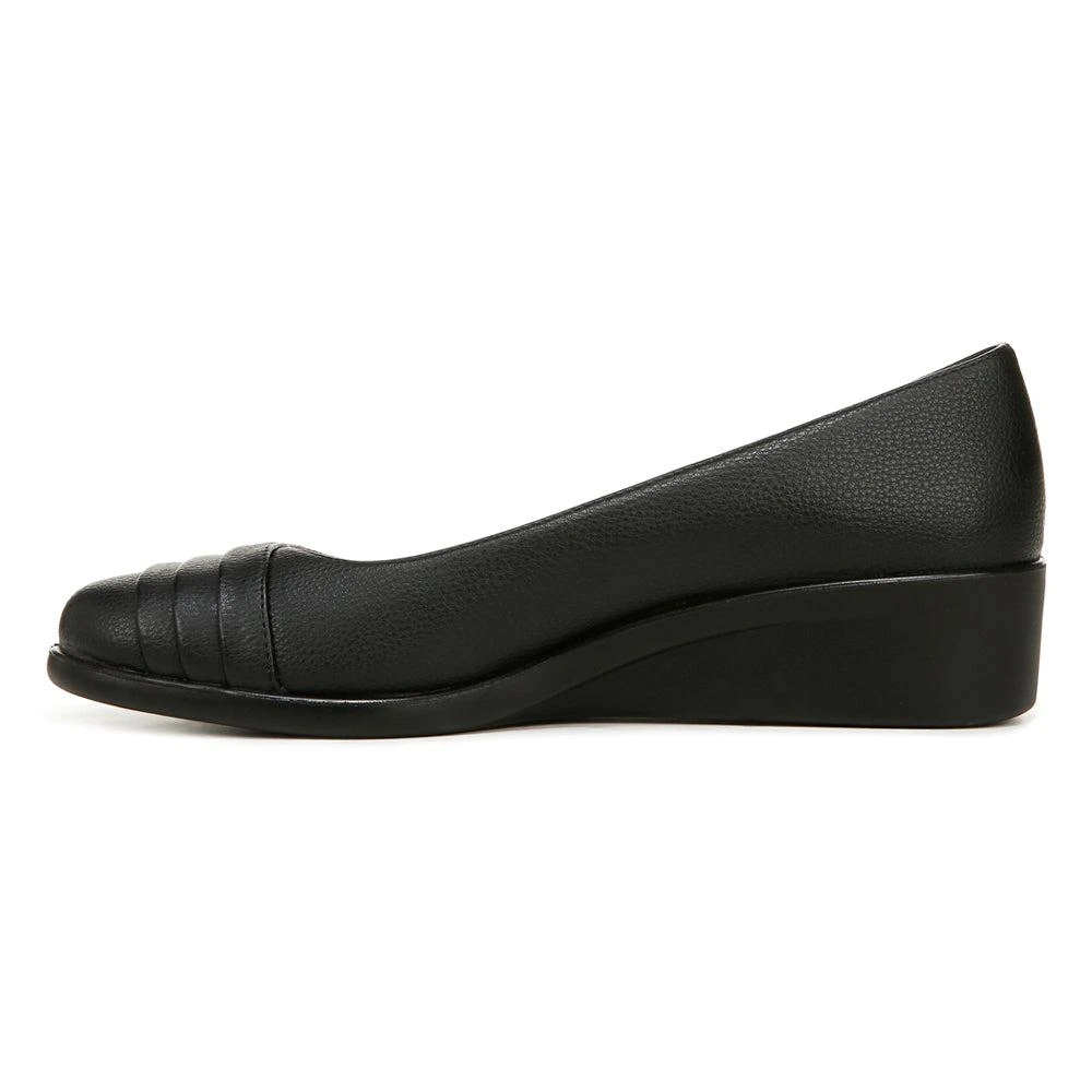LifeStride Jenna Round Toe Slip On Wedge Pumps 3