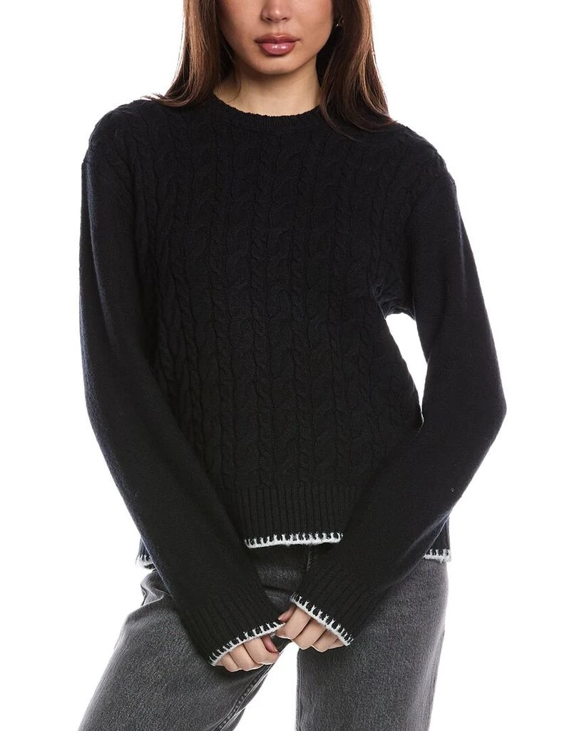 ATM Anthony Thomas Melillo Cable Crewneck Sweater 1