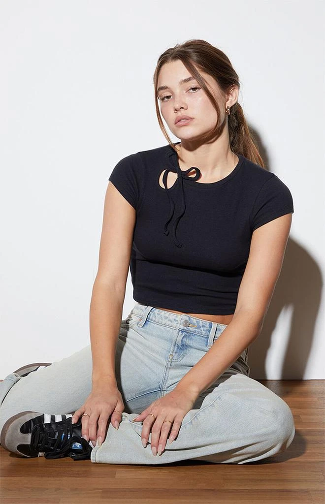 CONTOUR Susie Asymmetrical Tie Top 1