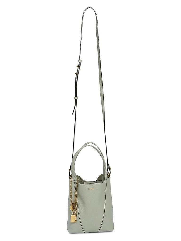 Chloé Small Spin Leather Tote Bag 6