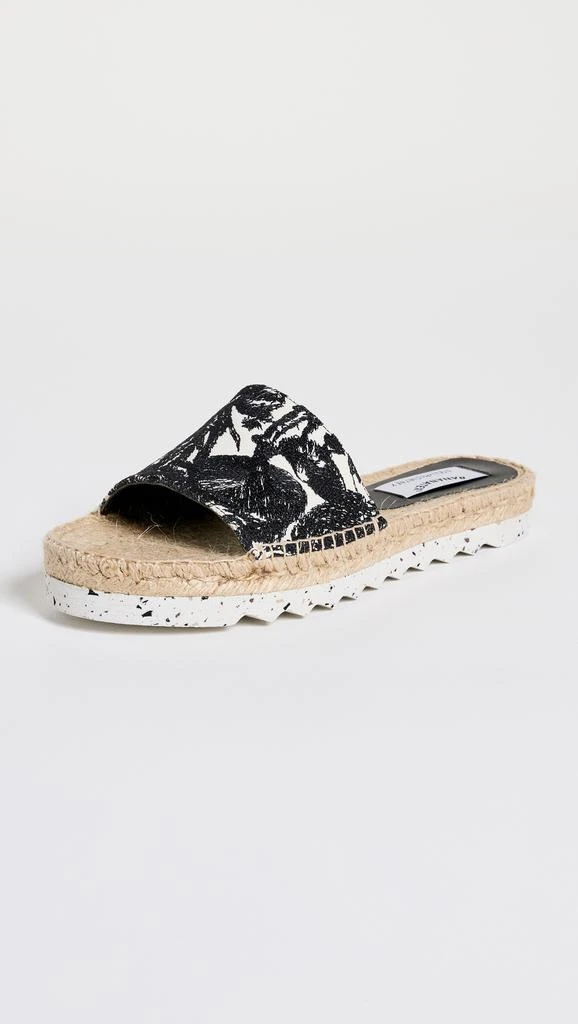 Stella McCartney Gaia Embroidered Mushroom Slides 1