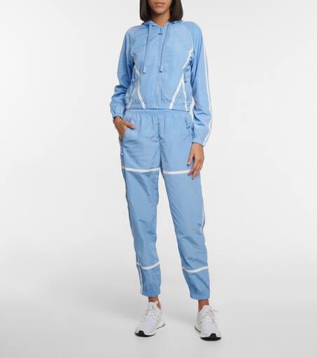 Adam Selman Taped mid-rise trackpants