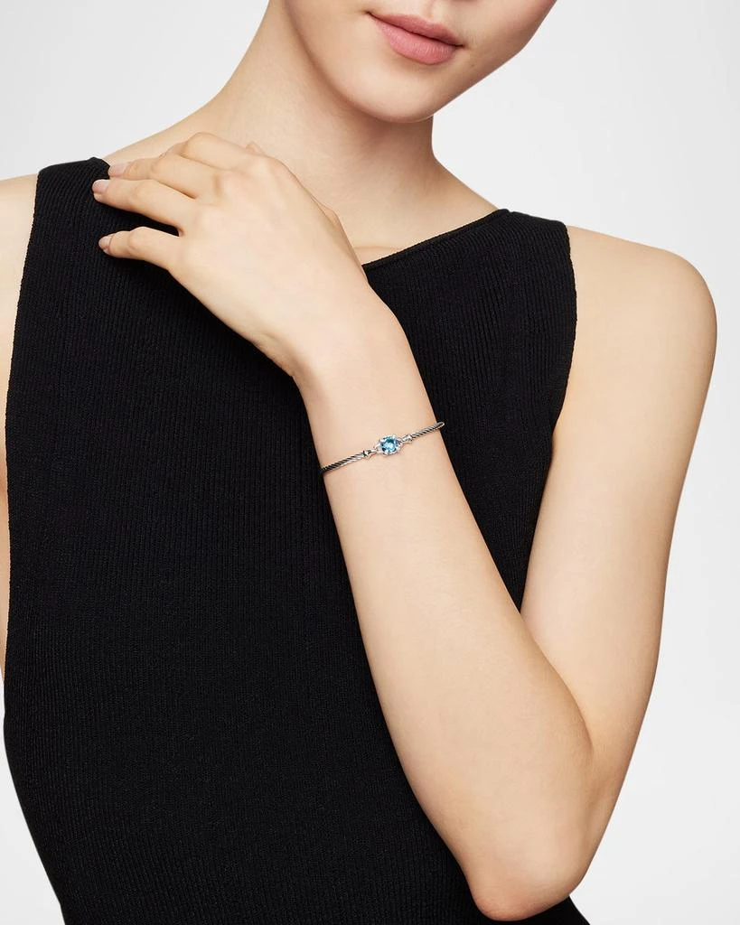 David Yurman Chatelaine Pave Prong Bracelet with Stone 2