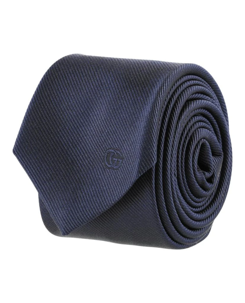 Gucci Double G Silk Jacquard Tie