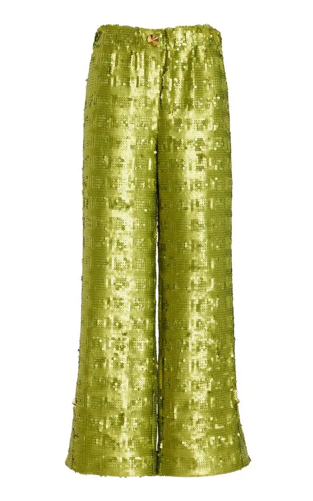 Harbison Harbison Apollo Sequined Wide-Leg Pants - Moda Operandi from Fashion US