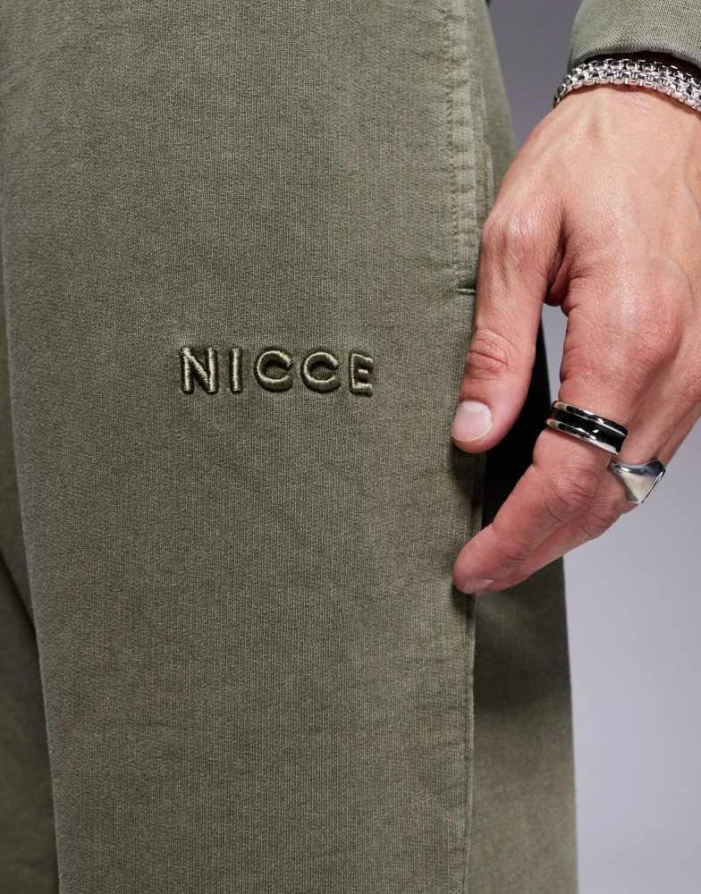 NICCE Nicce co-ord washed jogger in khaki 4
