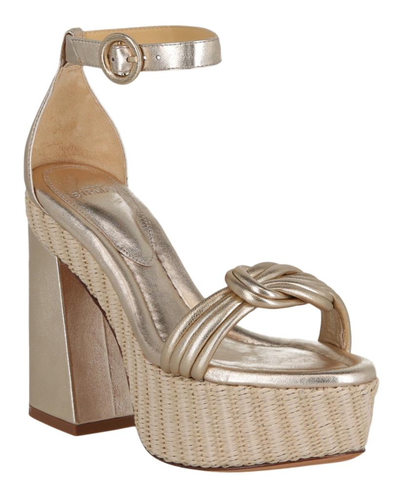 Alexandre Birman Vicky Ankle Wrap Platform Sandals