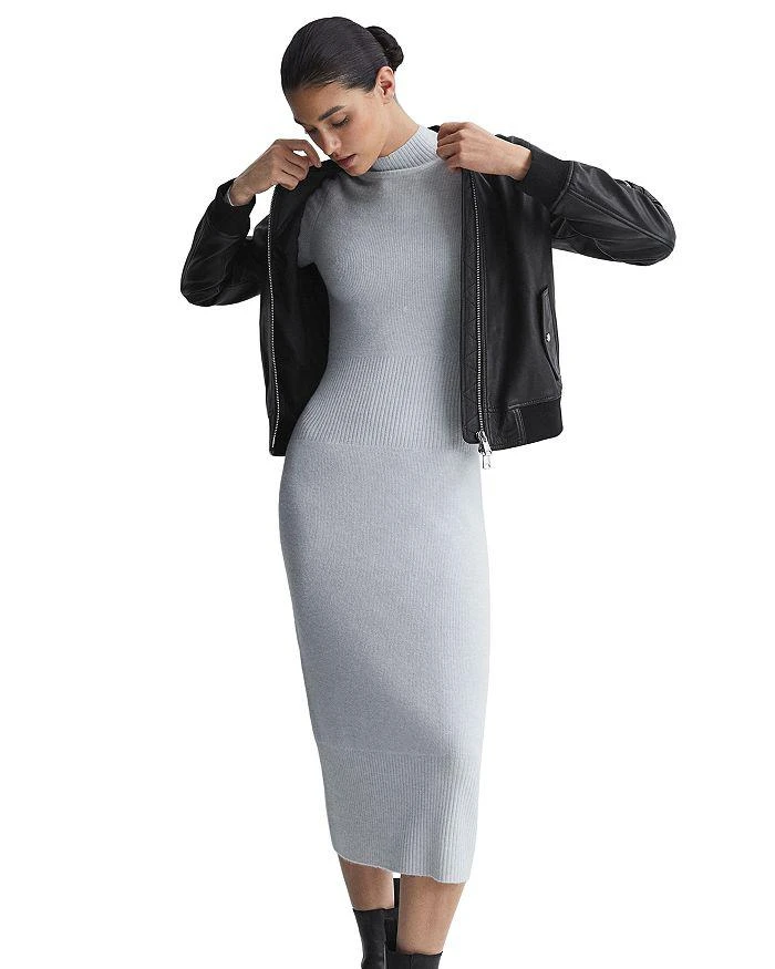 REISS Mara Bodycon Knit Midi Dress 5