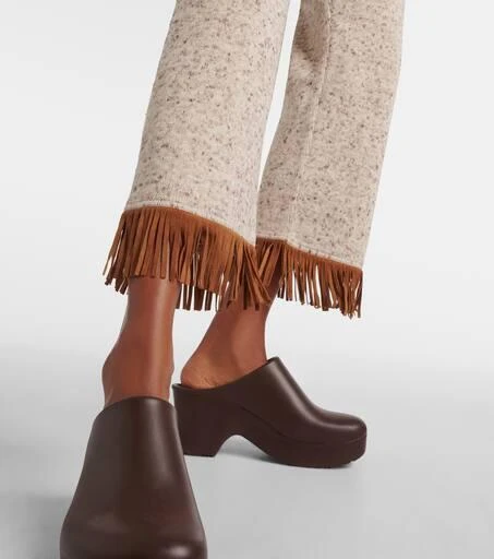 ALANUI Dreamscape fringed wool-blend pants 5