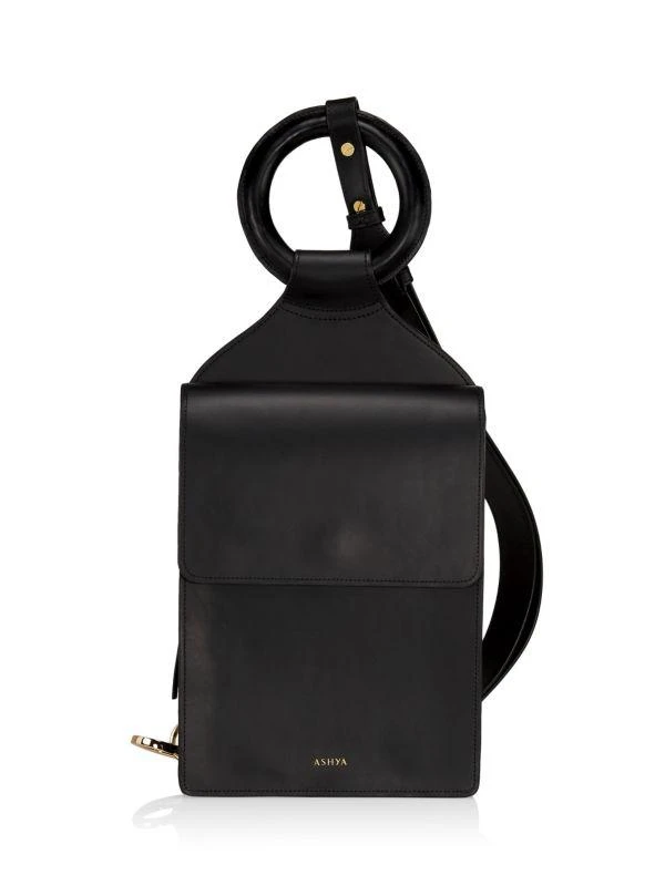 Ashya Shema Leather Slingback Bag 1