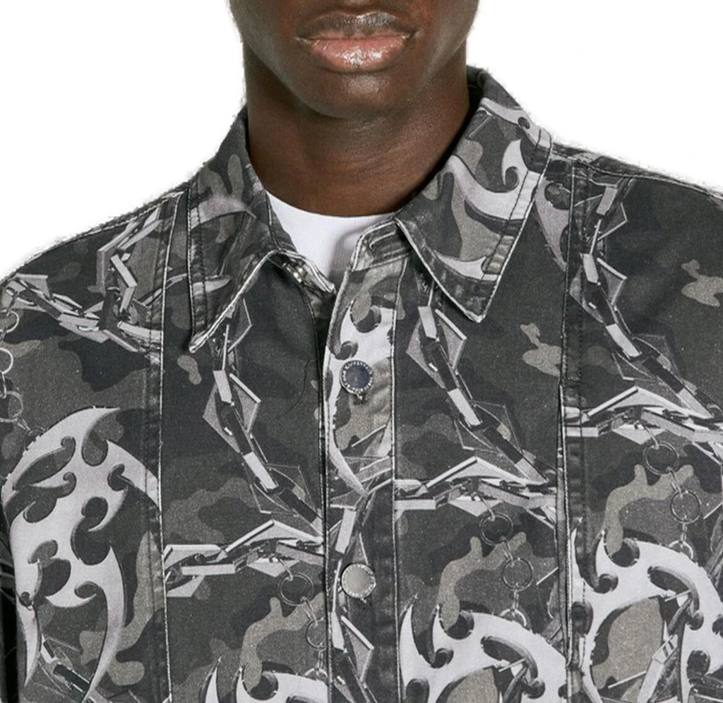 Han Kjobenhavn Han Kjobenhavn Camouflage Printed Buttoned Shirt 4