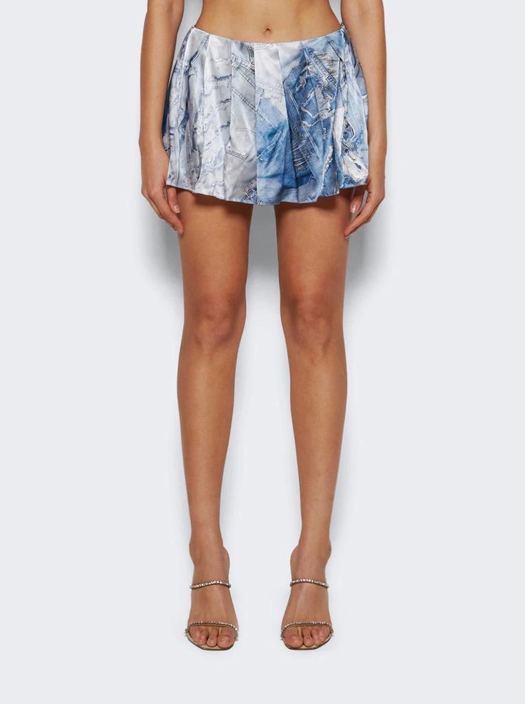 Natasha Zinko Denim Print Skirt 5