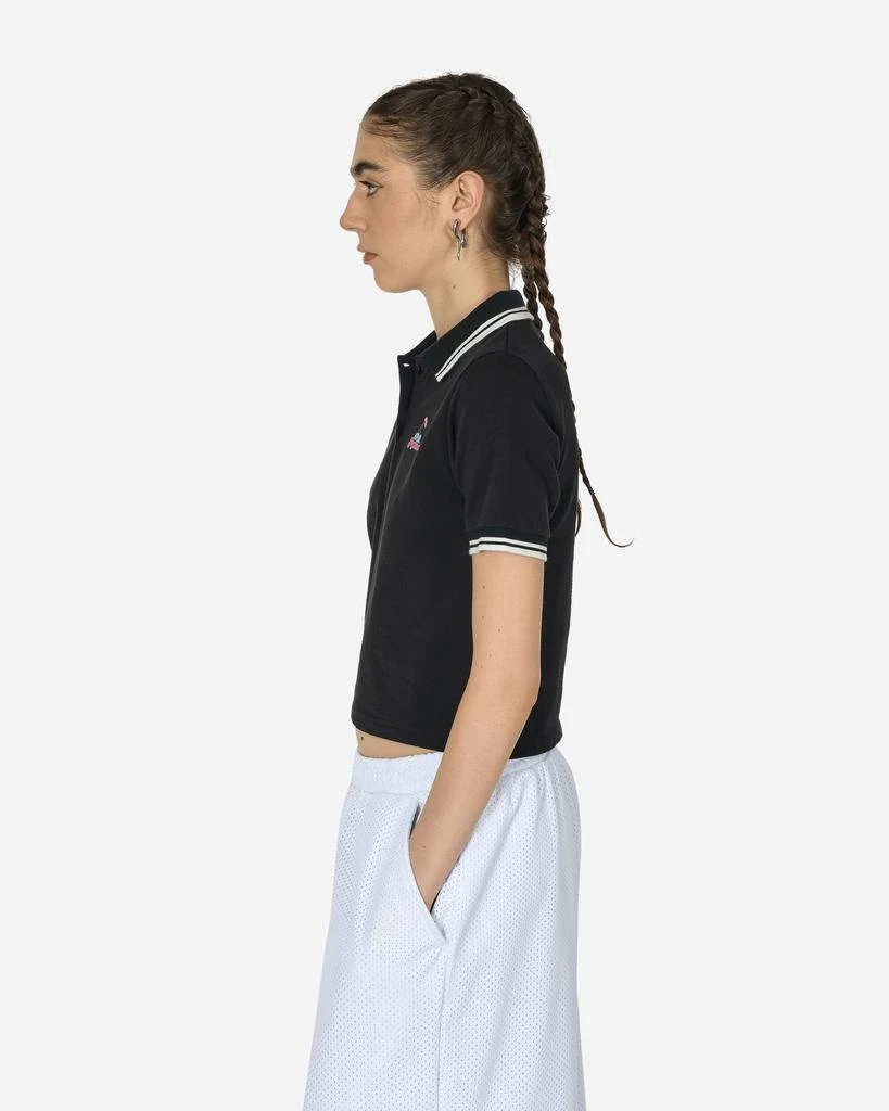 Hysteric Glamour Poison Cherry Short Polo Shirt Black 2