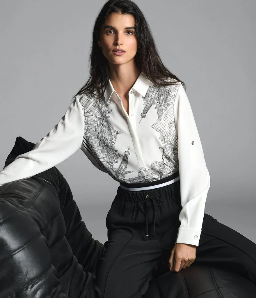 Karl Lagerfeld Paris PARIS SCENE SOFT BLOUSE 6