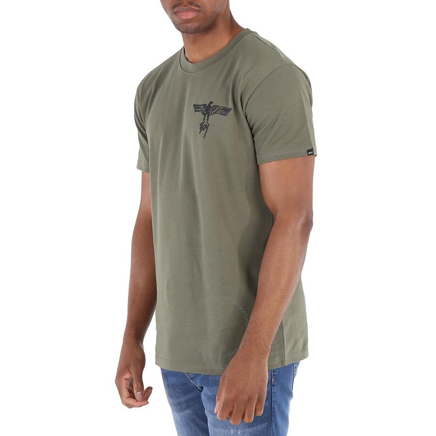 BOY LONDON Dusty Khaki Boy Poster Cotton T-shirt