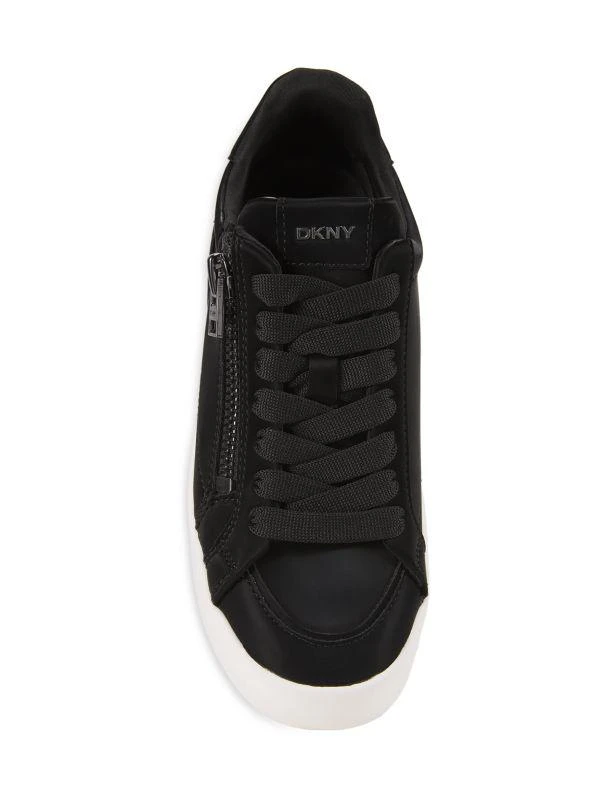 DKNY ​40MM Side-Zip Lace-Up Platform Sneakers 5