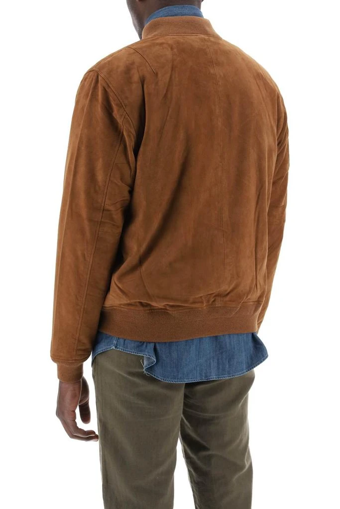 POLO RALPH LAUREN suede leather bomber jacket 3
