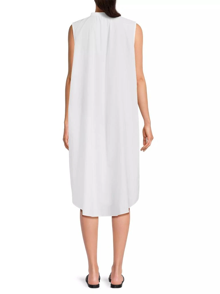 Eileen Fisher Cotton Sleeveless Shirtdress 5