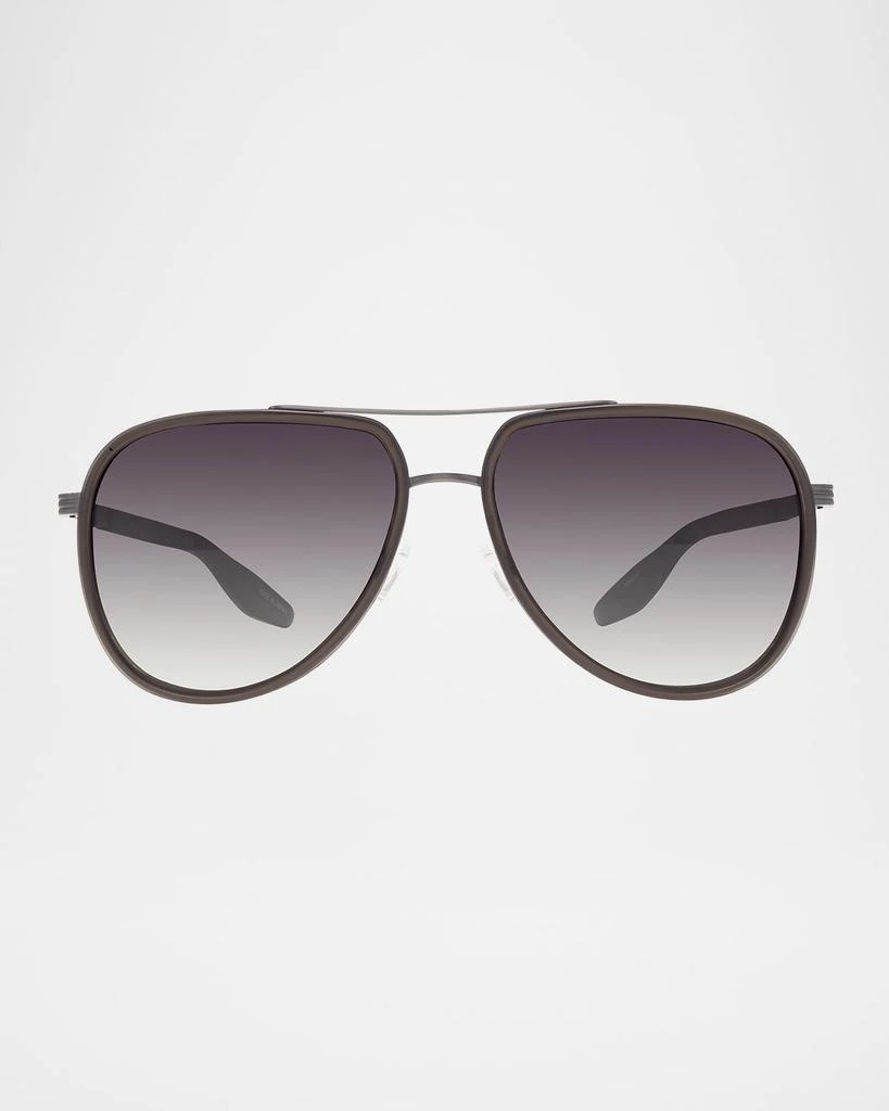 Barton Perreira Men's Cani Acetate and Titanium Aviator Sunglasses 3
