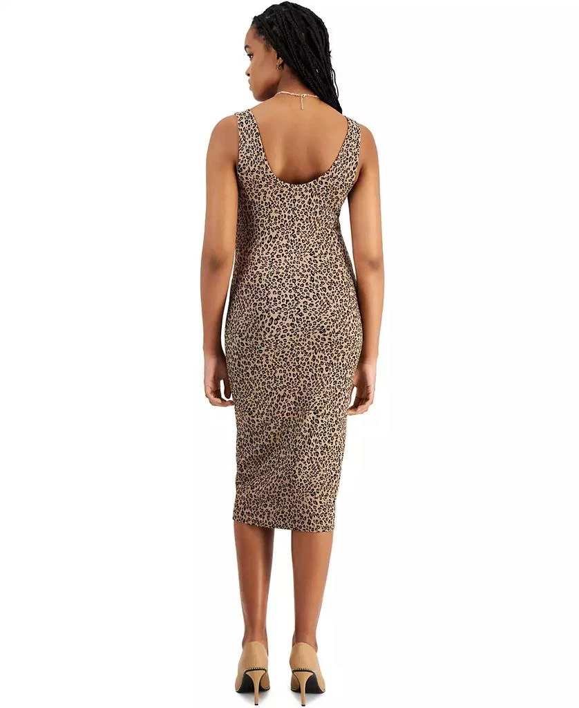 Bar III Petite Animal-Print Bodycon Midi Dress, Created for Macy's 2