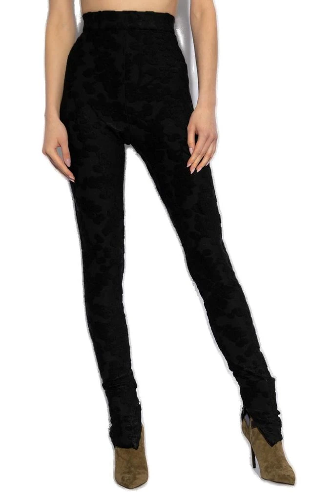 Balmain Balmain Flower Patterned High Waist Leggings 2