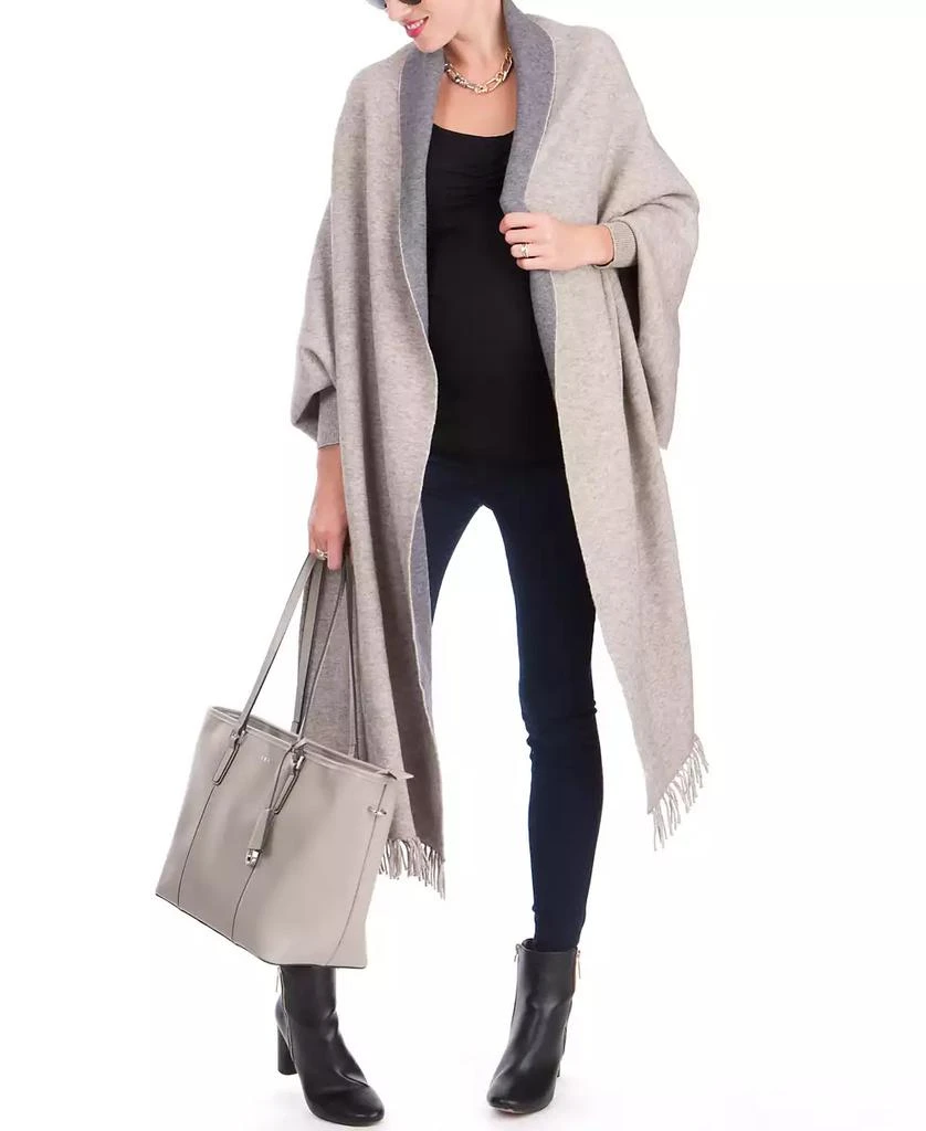 Seraphine Two-Tone Luxury Maternity Nursing Shawl Wrap 3