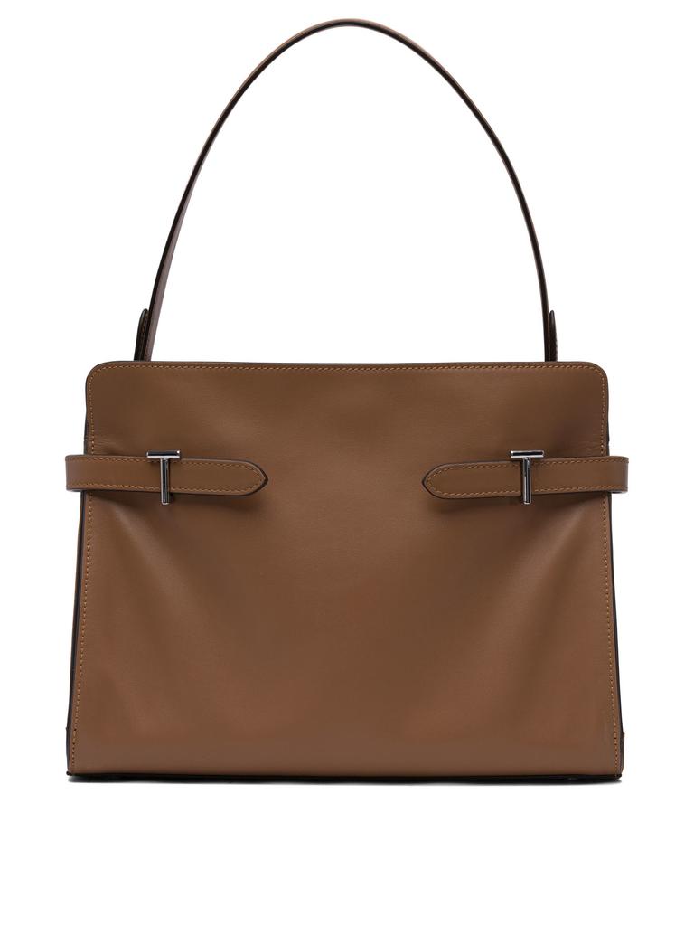 le tanneur LEATHER BROWN HANDBAG