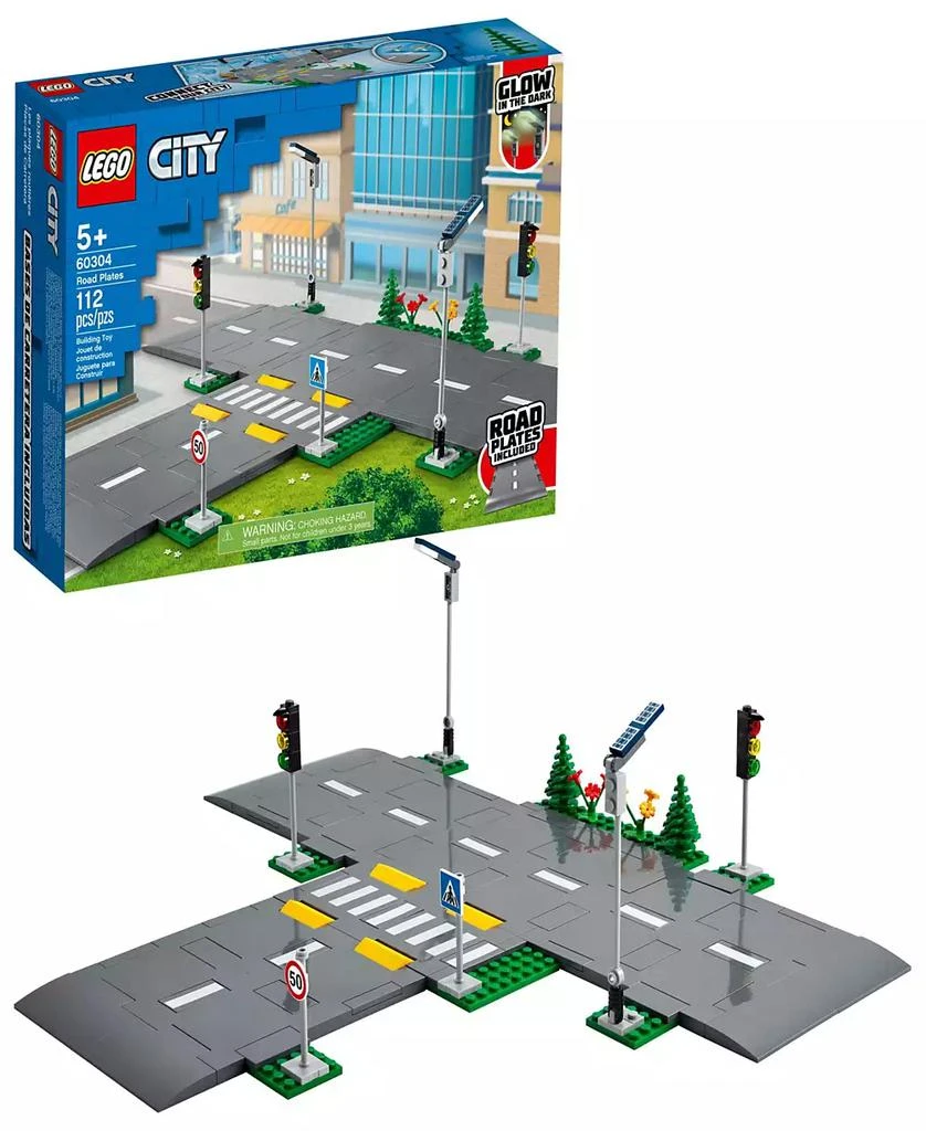 LEGO City 60304 Road Plates Intersection Toy Building Set 1