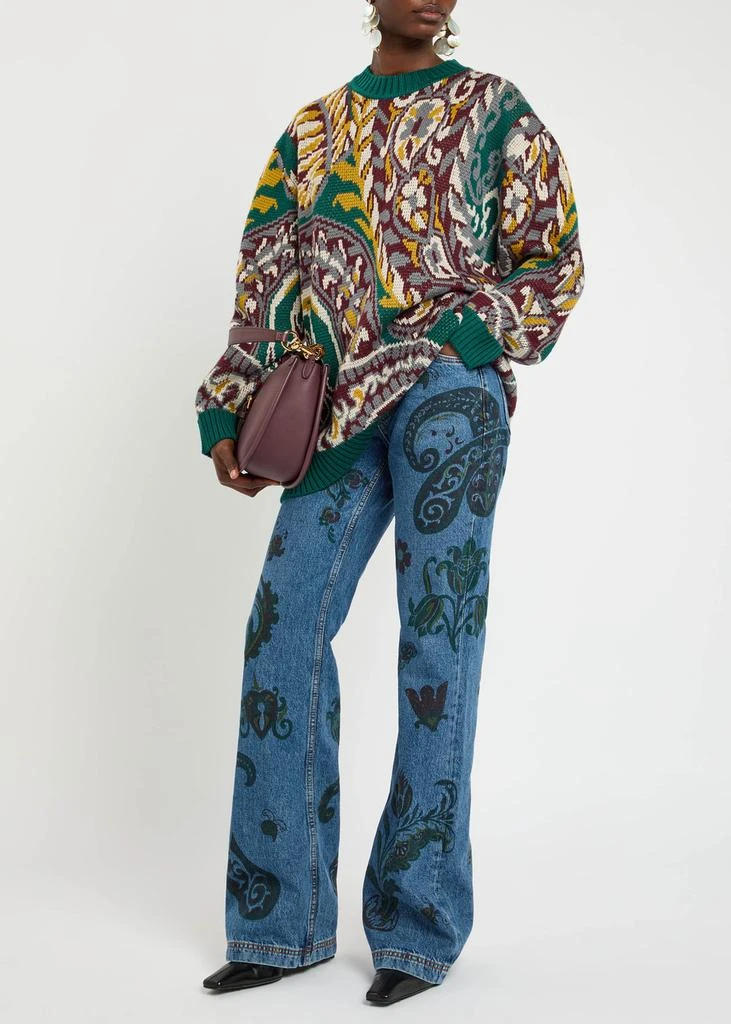 ETRO Patterned wool-blend jumper 4
